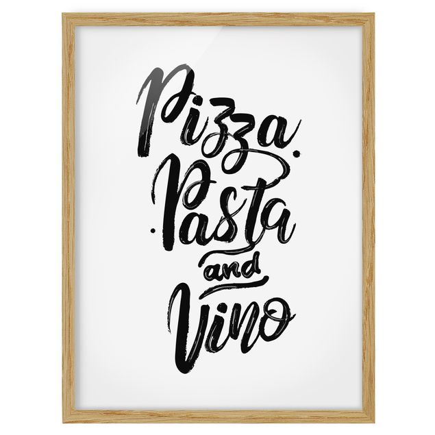 Billeder ordsprog Pizza Pasta And Vino