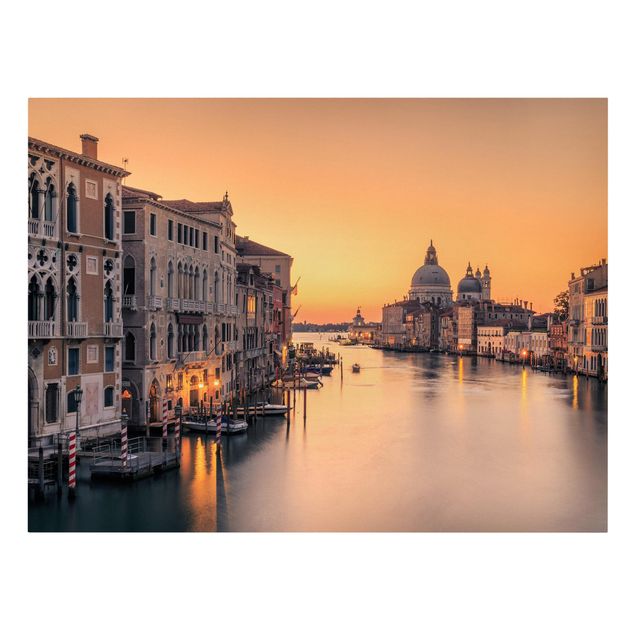 Billeder på lærred arkitektur og skyline Golden Venice