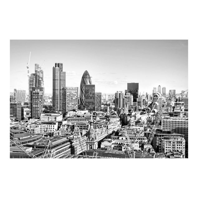 Tapet City Of London Black And White