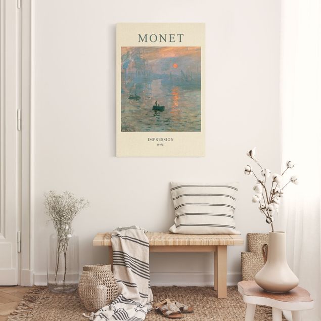 Billeder på lærred kunsttryk Claude Monet - Impression - Museum Edition