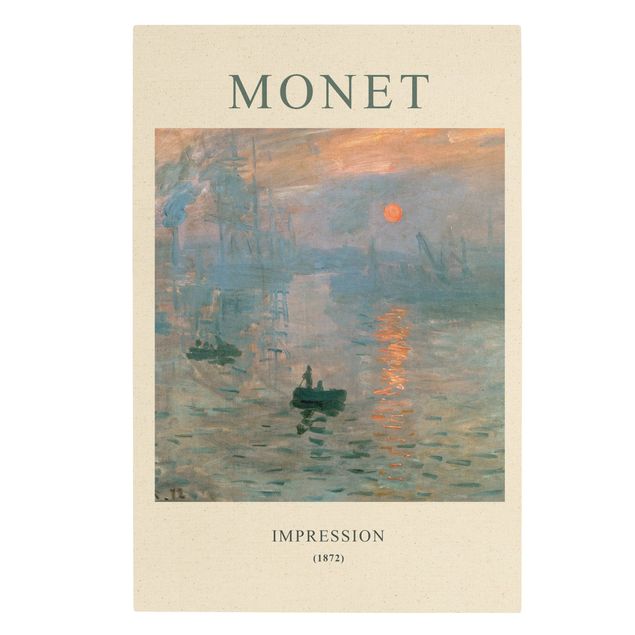 Billeder moderne Claude Monet - Impression - Museum Edition