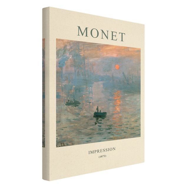 Billeder blå Claude Monet - Impression - Museum Edition