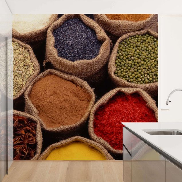 Moderne tapet Colourful Spices