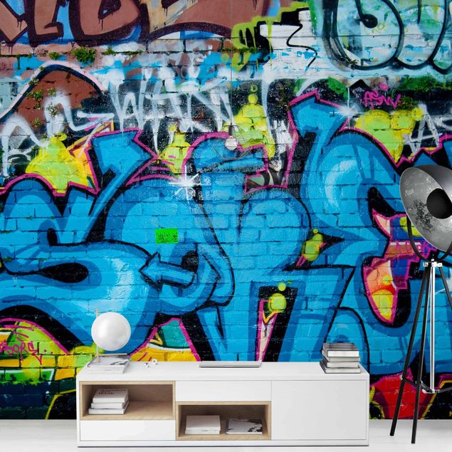 Tapet industriel Colours of Graffiti