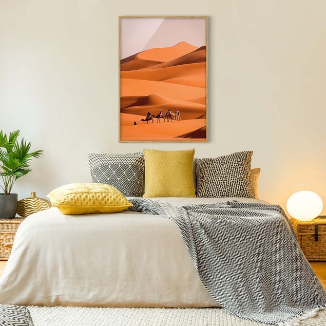 Indrammede plakater landskaber Namib Desert