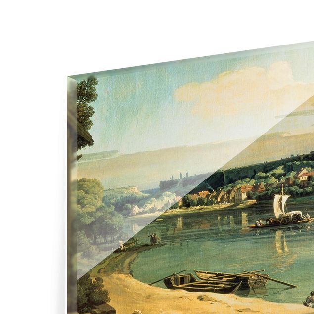 Glasbilleder landskaber Bernardo Bellotto - View Of Pirna