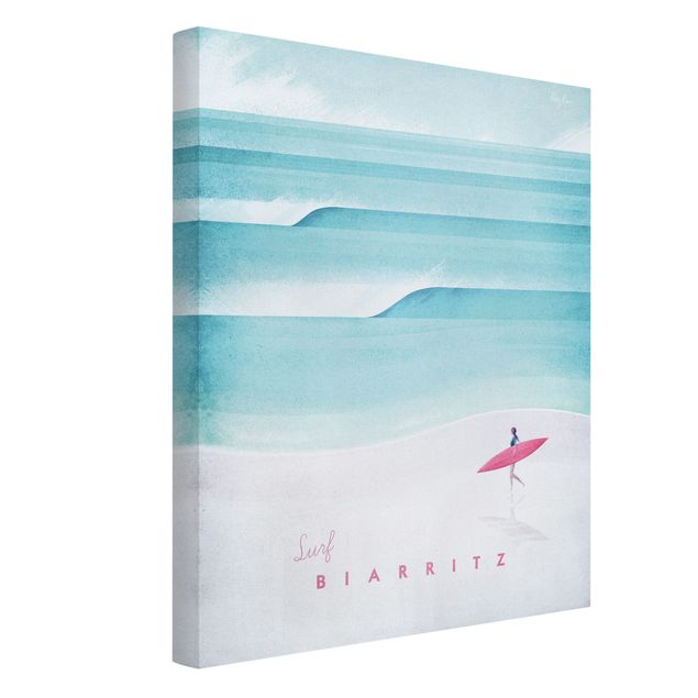 Billeder strande Travel Poster - Biarritz