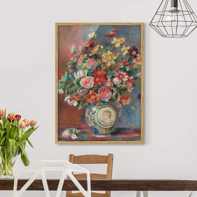 Kunst stilarter impressionisme Auguste Renoir - Flower vase