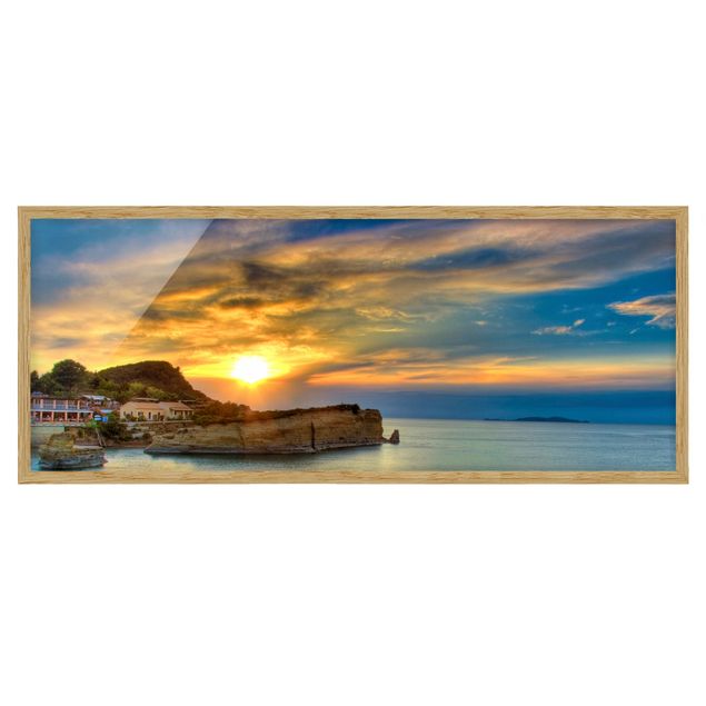 Billeder strande Sunset Over Corfu