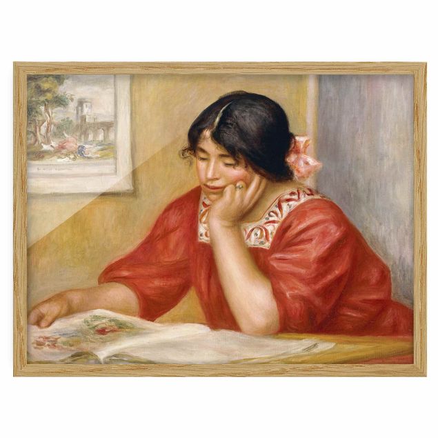 Billeder kunsttryk Auguste Renoir - Leontine Reading