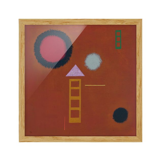 Indrammede plakater abstrakt Wassily Kandinsky - Calmed down