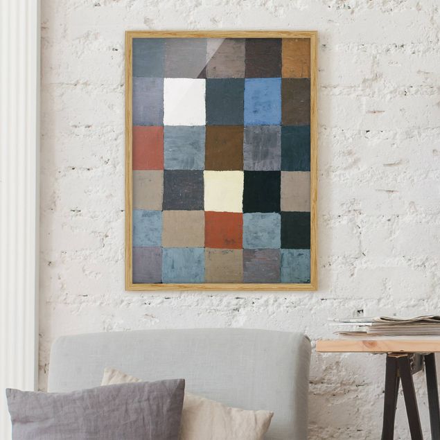 køkken dekorationer Paul Klee - Color Chart (on Gray)