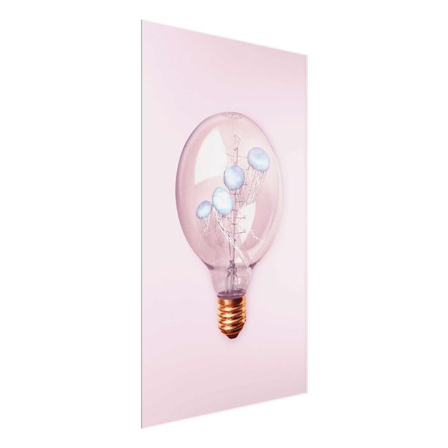 Billeder moderne Light Bulb With Jellyfish