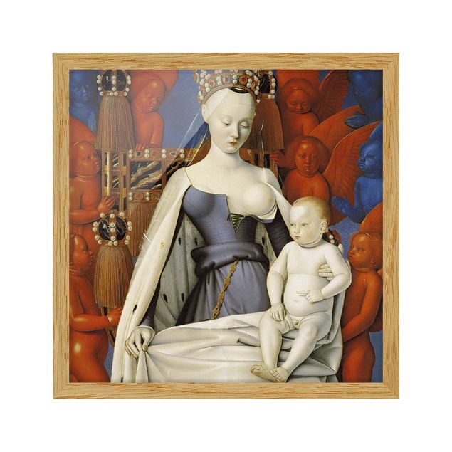 Billeder portræt Jean Fouquet - Madonna and Child