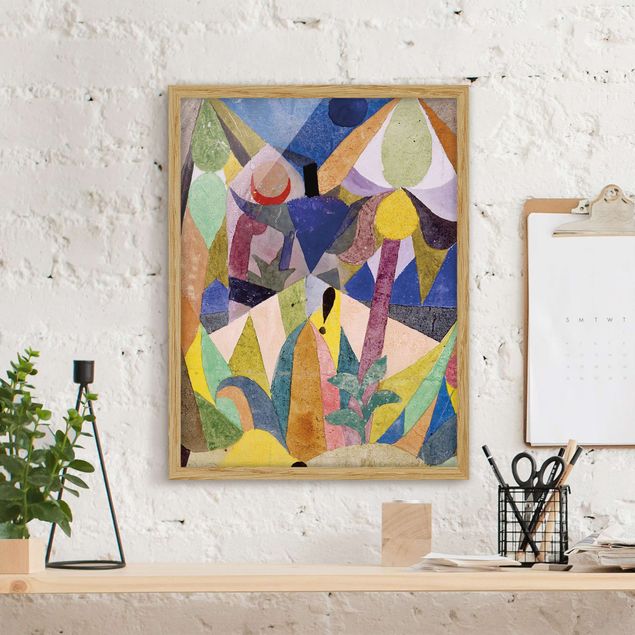 Kunst stilarter Paul Klee - Mild tropical Landscape