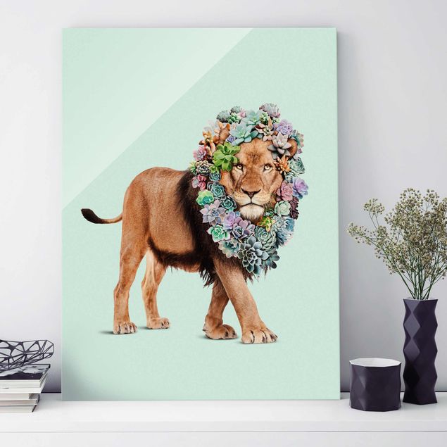 Billeder Jonas Loose Lion With Succulents
