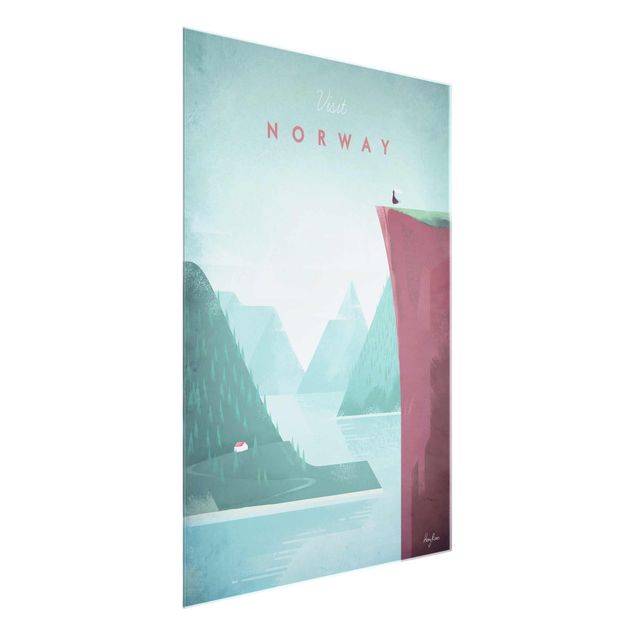 Billeder bjerge Travel Poster - Norway