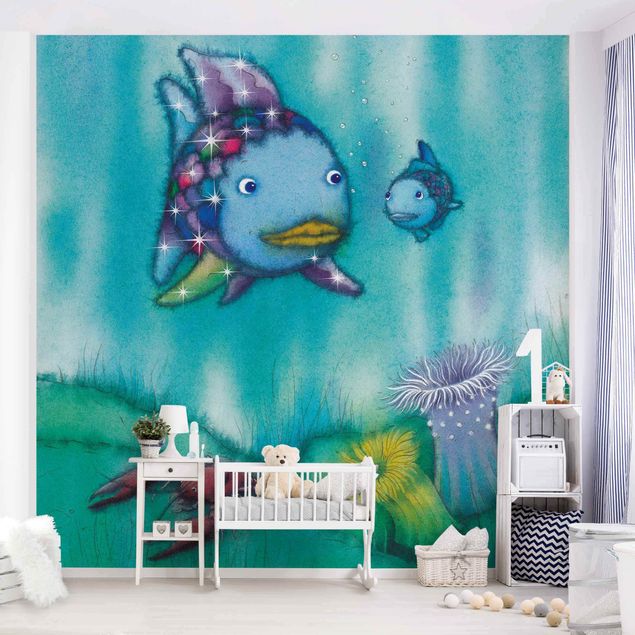 Børneværelse deco The Rainbow Fish - Two Fish Friends Out And About
