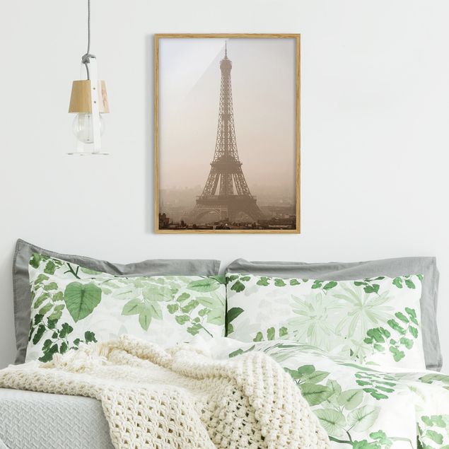 Indrammede plakater vintage Tour Eiffel