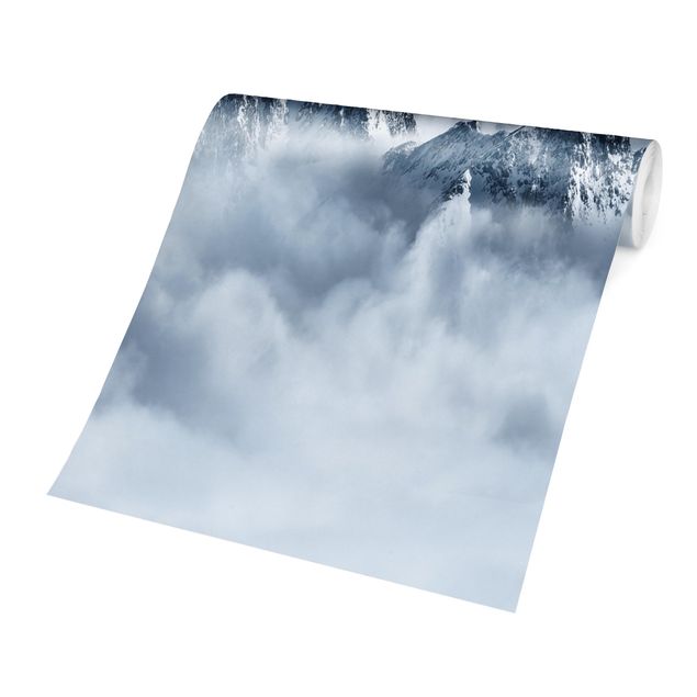 Fototapet landskaber The Alps Above The Clouds