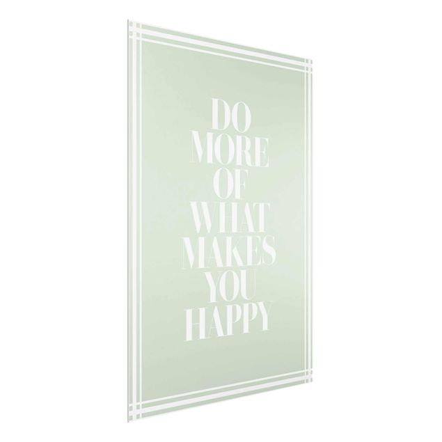 Billeder moderne Do More Of What Makes You Happy With Frame