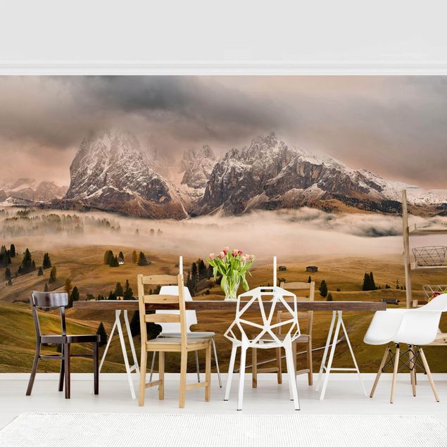 Fototapet landskaber Myths of the Dolomites