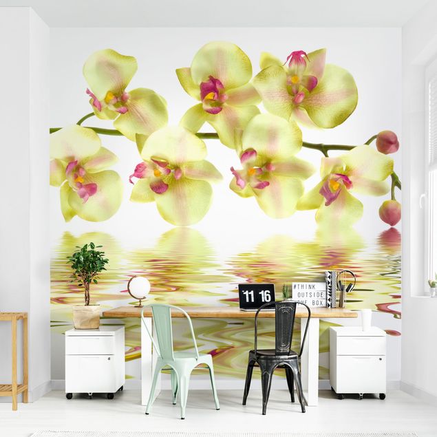 Moderne tapet Dreamy Orchid Waters
