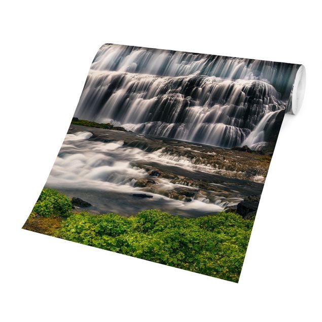 Fototapet landskaber Dynjandi Waterfall