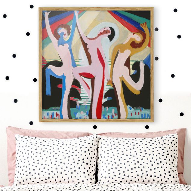 Kunst stilarter Ernst Ludwig Kirchner - colour Dance