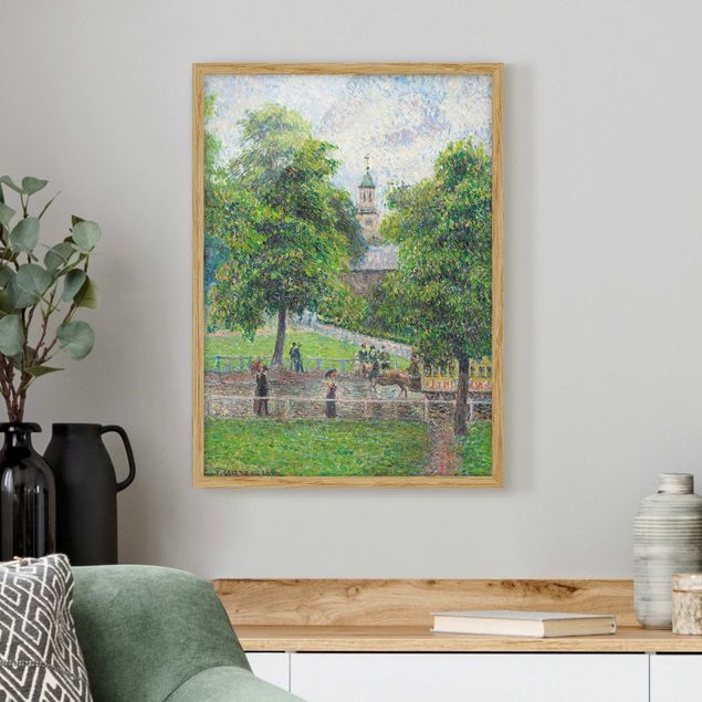 Kunst stilarter impressionisme Camille Pissarro - Saint Anne's Church, Kew, London