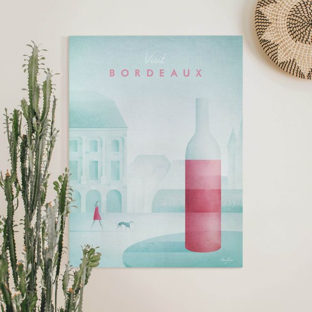 køkken dekorationer Travel Poster - Bordeaux