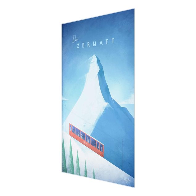 Billeder landskaber Travel Poster - Zermatt