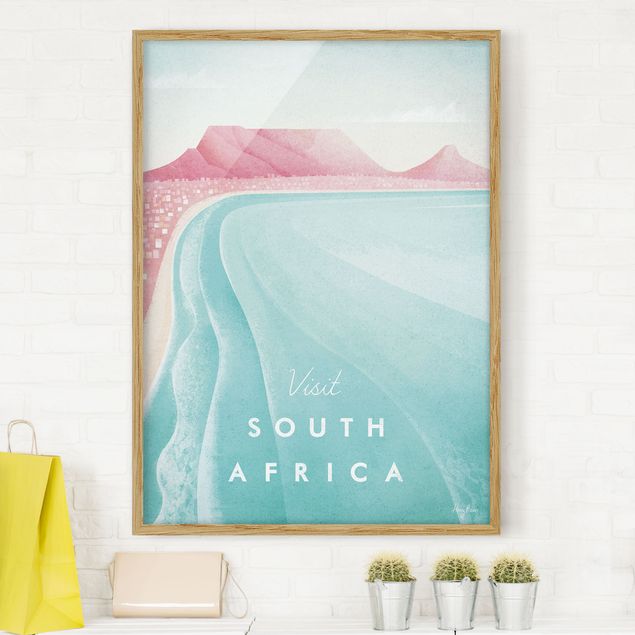 Indrammede plakater strande Travel Poster - South Africa