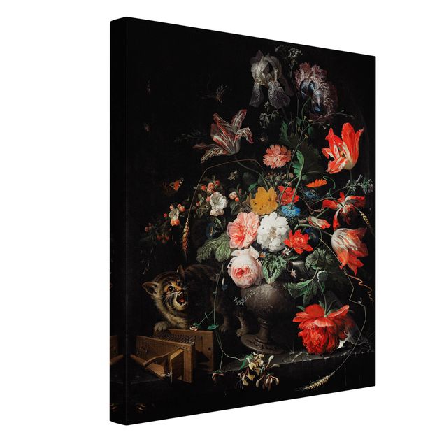 Billeder barok Abraham Mignon - The Overturned Bouquet