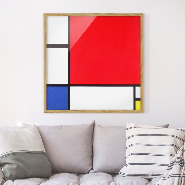 Kunst stilarter impressionisme Piet Mondrian - Composition With Red Blue Yellow