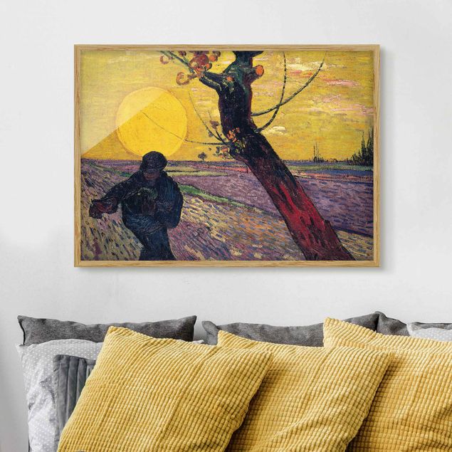 køkken dekorationer Vincent Van Gogh - Sower With Setting Sun