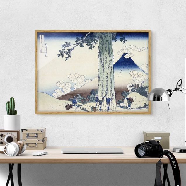 Kunst stilarter Katsushika Hokusai - Mishima Pass In Kai Province