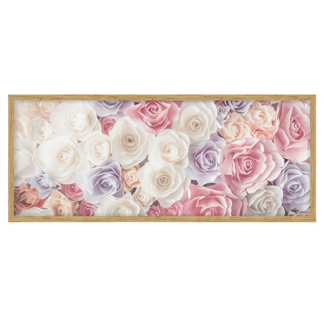 Billeder blomster Pastel Paper Art Roses