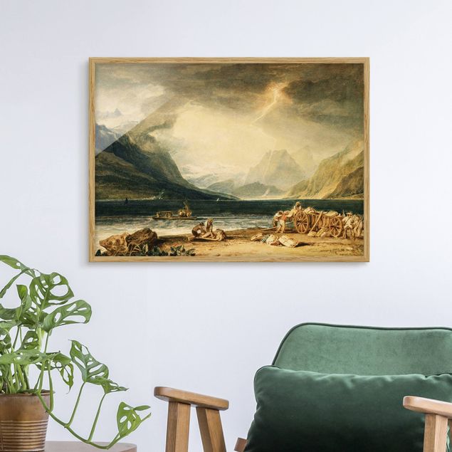 Kunst stilarter romantikken William Turner - The Lake of Thun, Switzerland