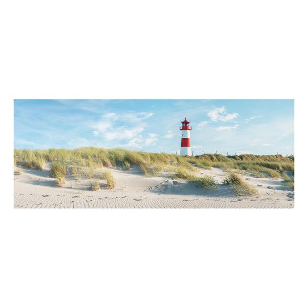 Billeder strande Lighthouse At The North Sea