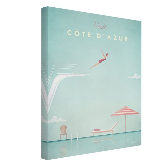 Billeder hav Travel Poster - Côte D'Azur