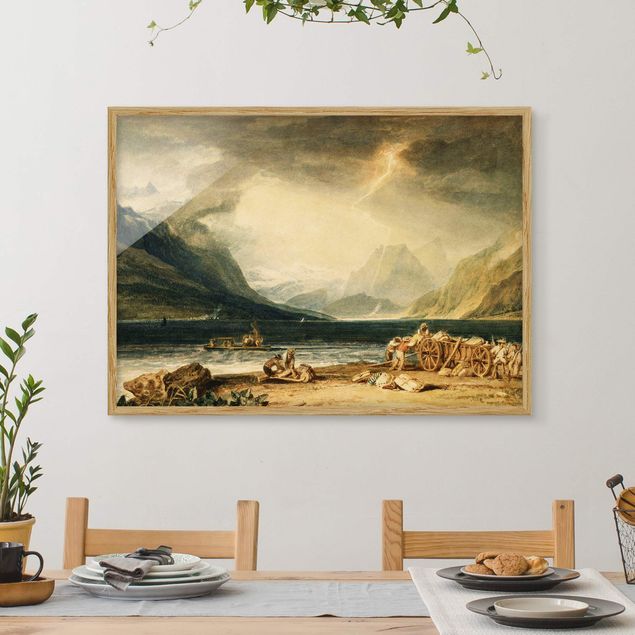 køkken dekorationer William Turner - The Lake of Thun, Switzerland