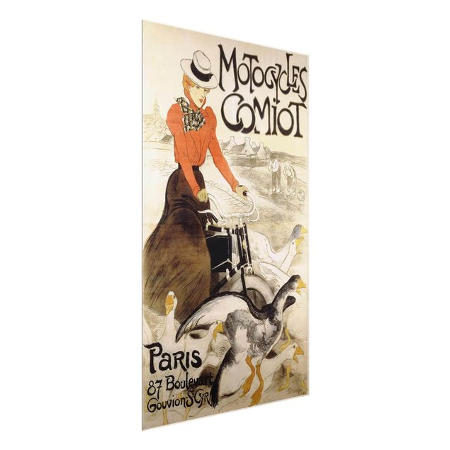 Glasbilleder ordsprog Théophile Steinlen - Poster For Motor Comiot