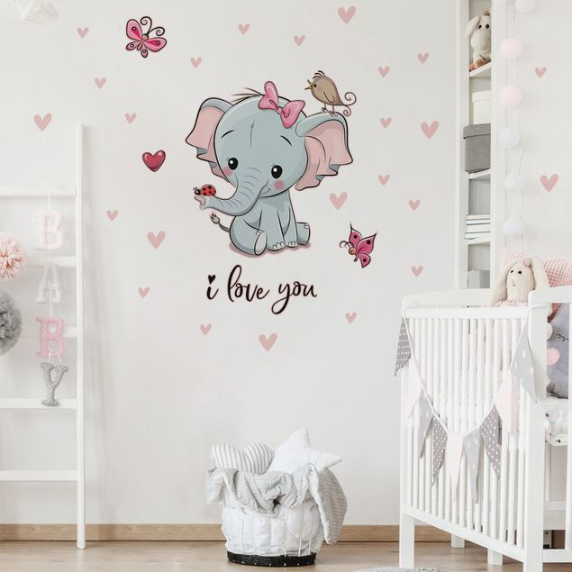 Børneværelse deco Elephant I Love You