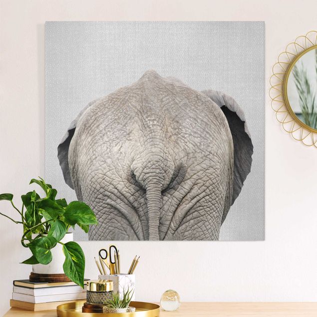 Billeder på lærred elefanter Elephant From Behind