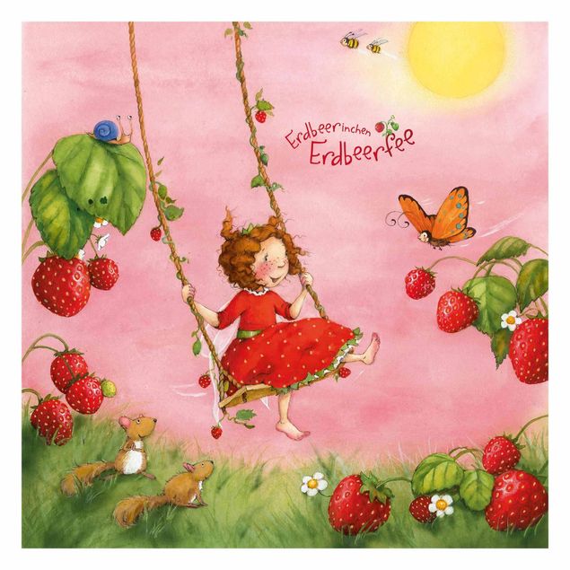 Tapet Little Strawberry Strawberry Fairy - Tree Swing