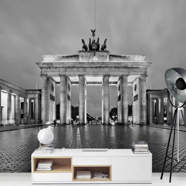 Fototapet arkitektur og skyline Illuminated Brandenburg Gate II