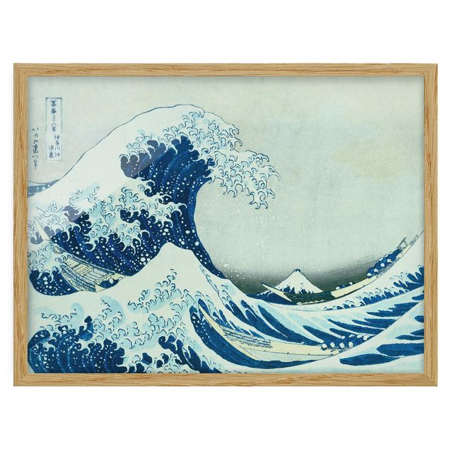 Billeder landskaber Katsushika Hokusai - The Great Wave At Kanagawa