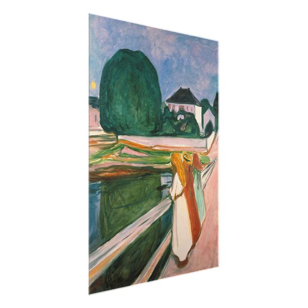 Kunst stilarter post impressionisme Edvard Munch - White Night