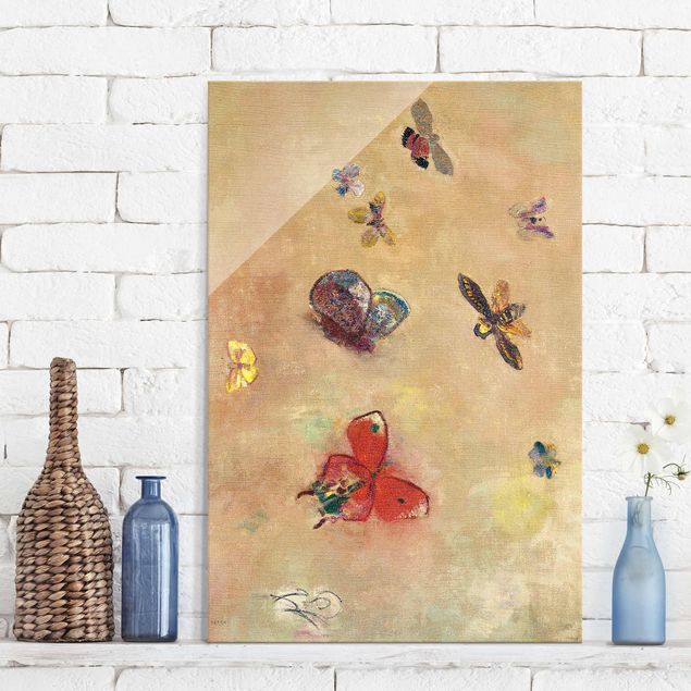 Billeder Odilon Redon - Colourful Butterflies